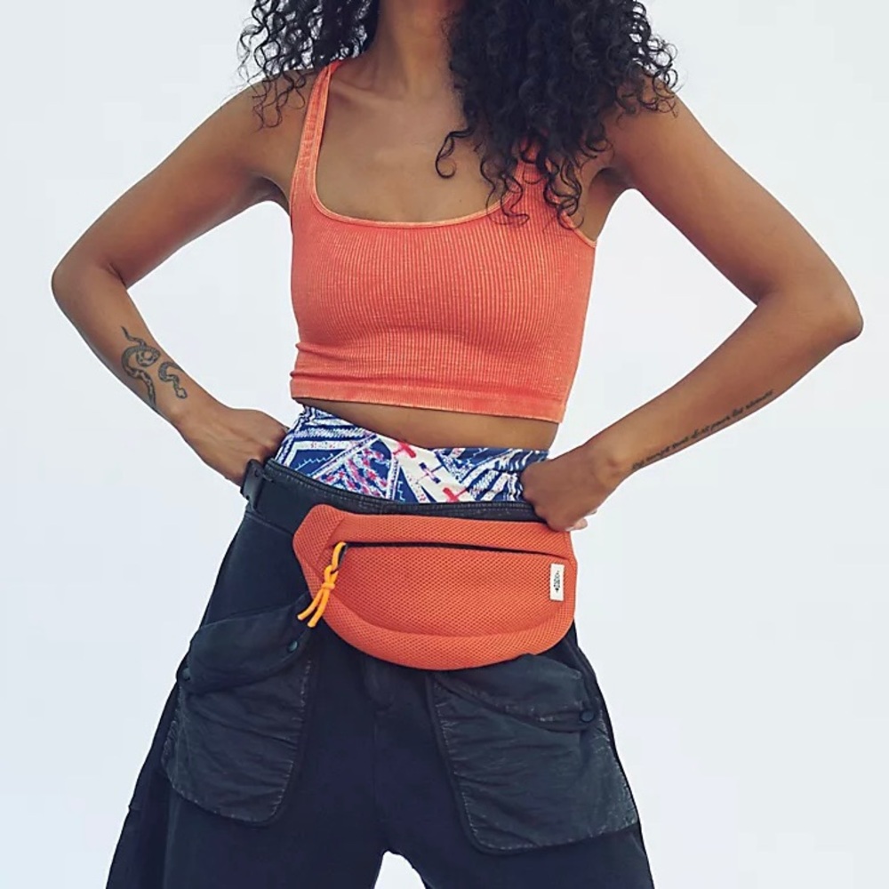 NWOT FP Movement Happiness Runs Square Neck Crop
